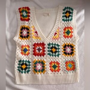 Dreamers Ivory Knit Sweater